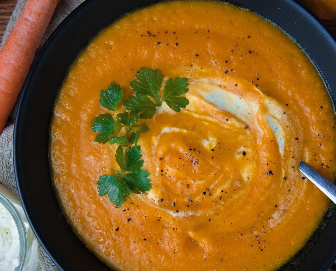 Karotten-Orangen-Ingwer Suppe