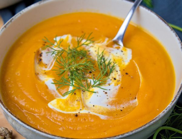 Kürbis-Karotten-Ingwer Suppe