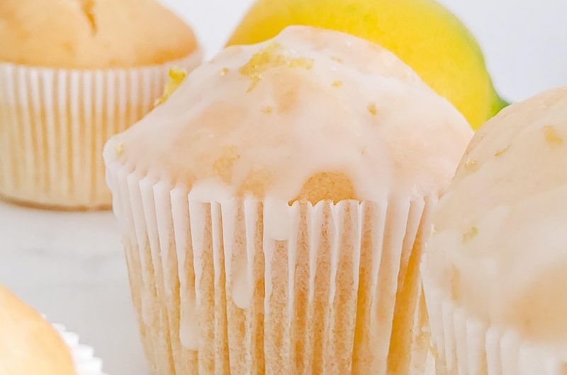 Einfache Zitronenmuffins | Fluffig und zitronig