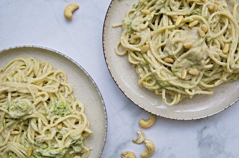 Cremige Zucchini-Pasta  | Vegan