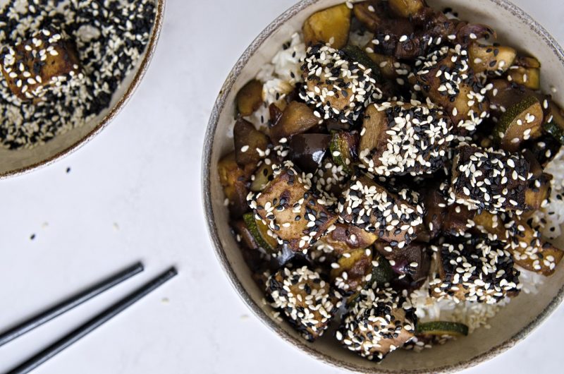 Süßer Sesam-Tofu | in nur 10 Minuten