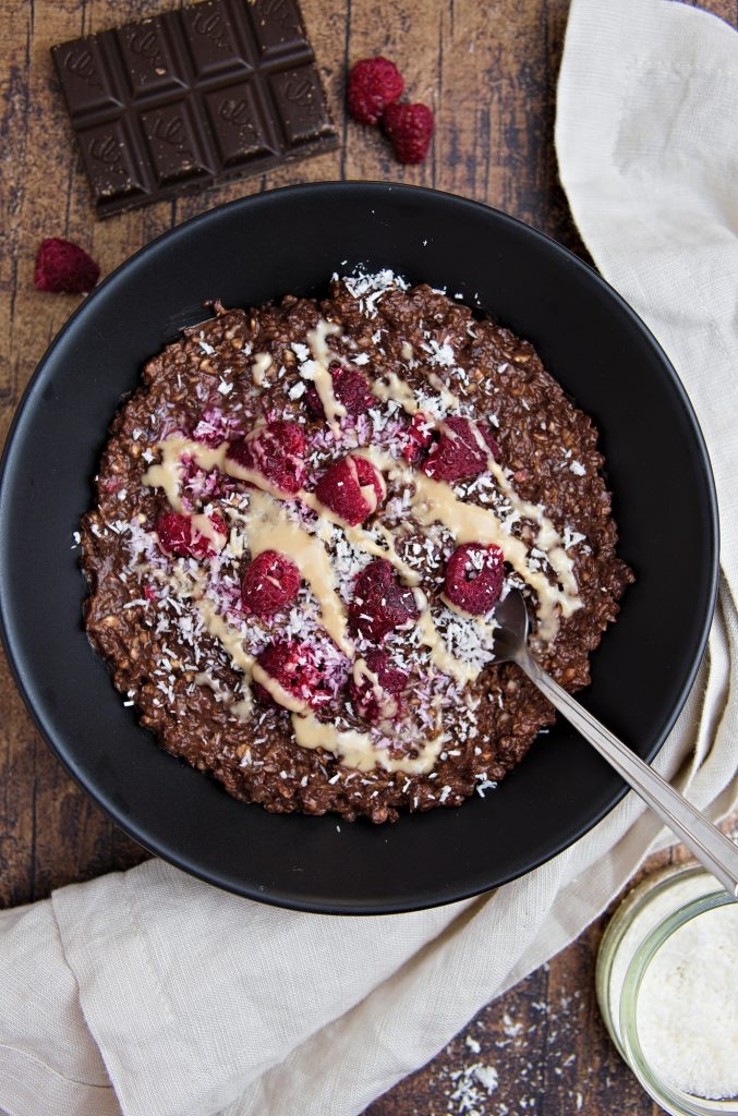 Schoko-Kokos-Porridge