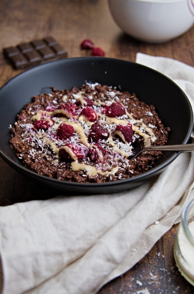 Schoko-Kokos-Porridge